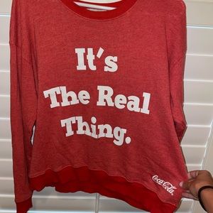 Wildfox x Coco-cola pullover